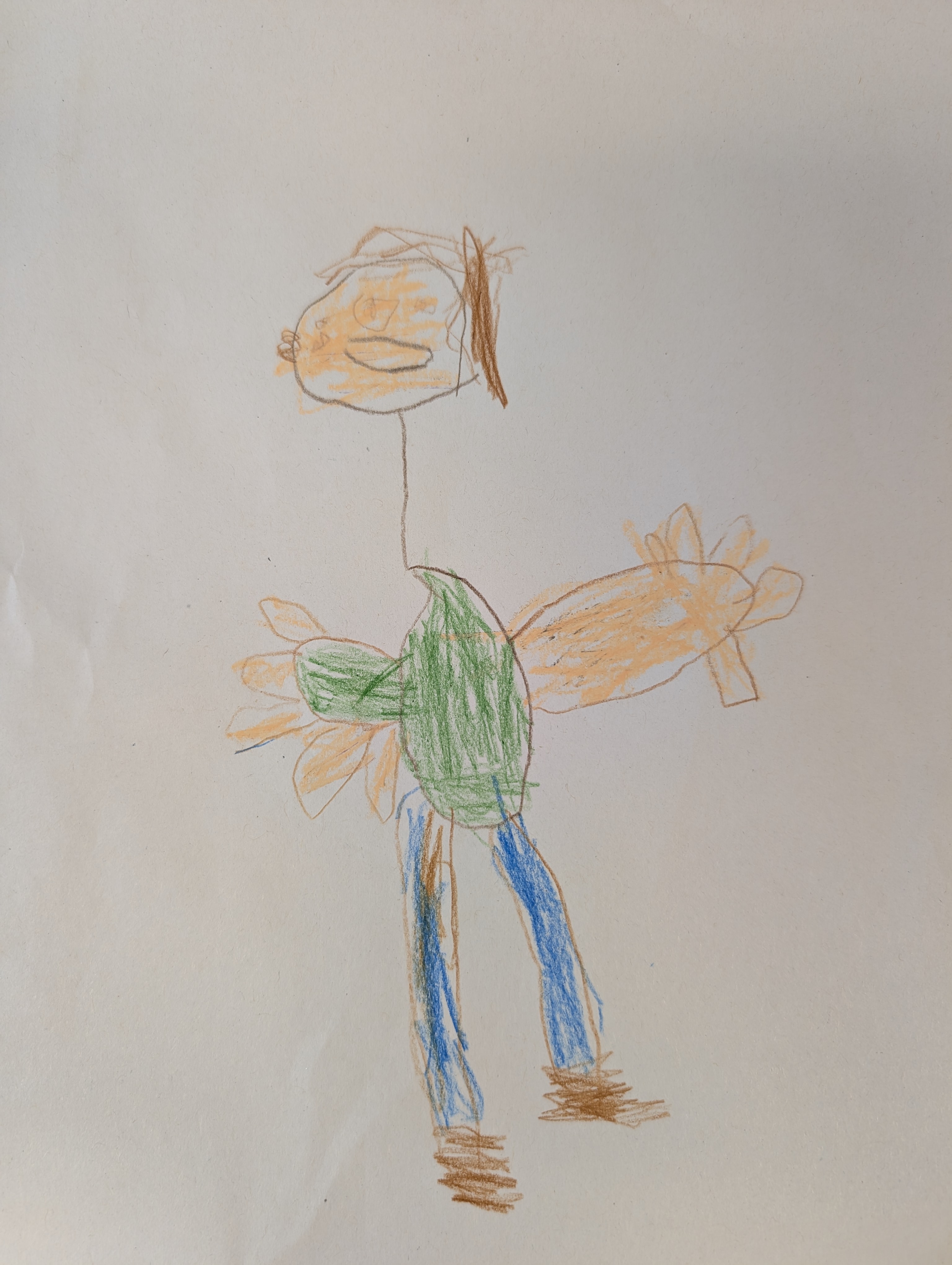 Paul Schmidt als Kinderzeichnung