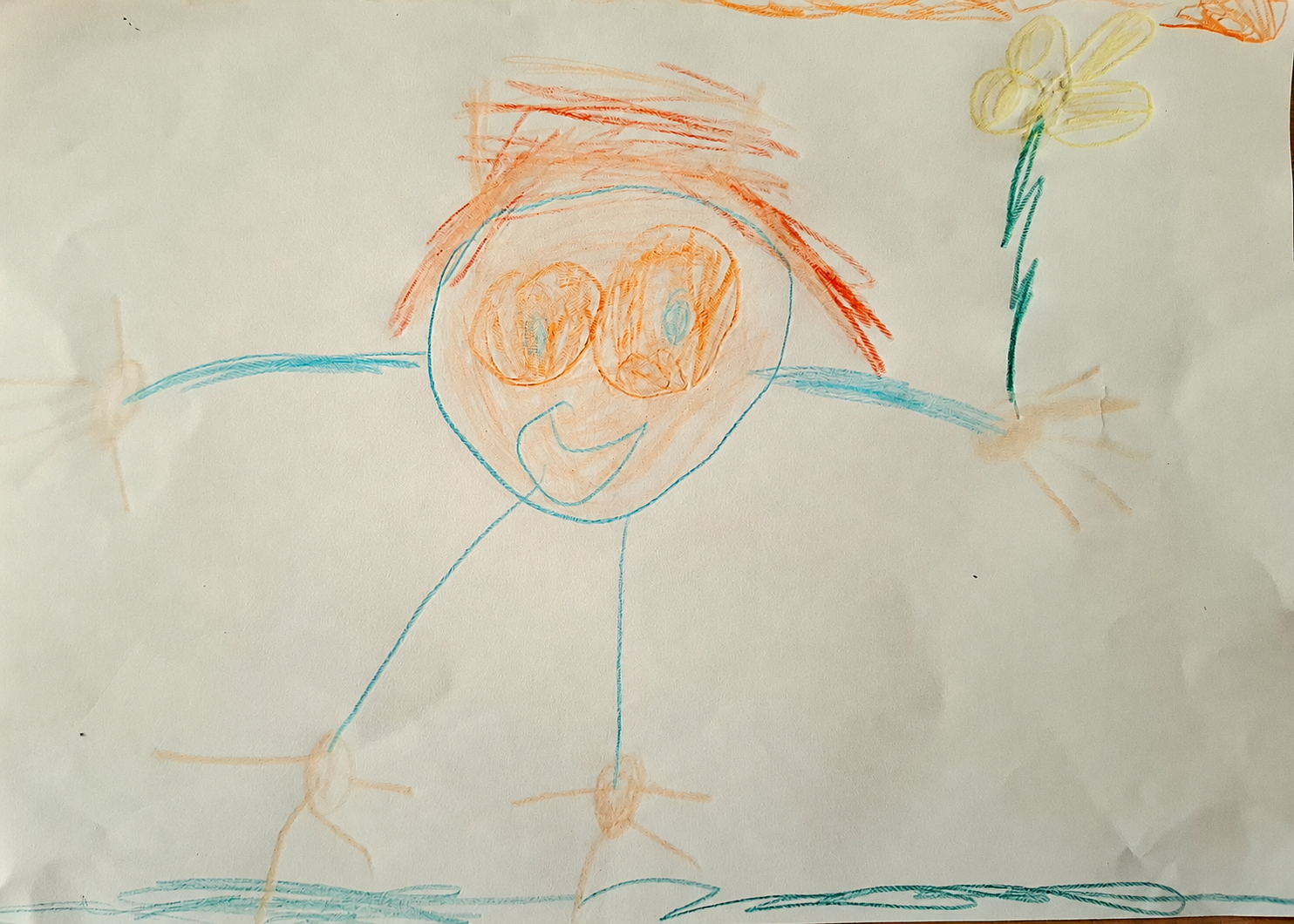 Sonja Kunde als Kinderzeichnung